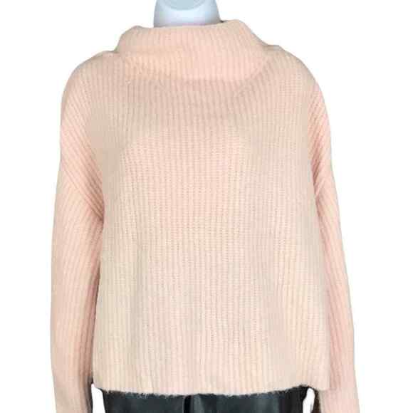 Line Womens XS Peach Mock Neck Knit Sweater Long Sleeve Pullover NWOT - Picture 2 of 7